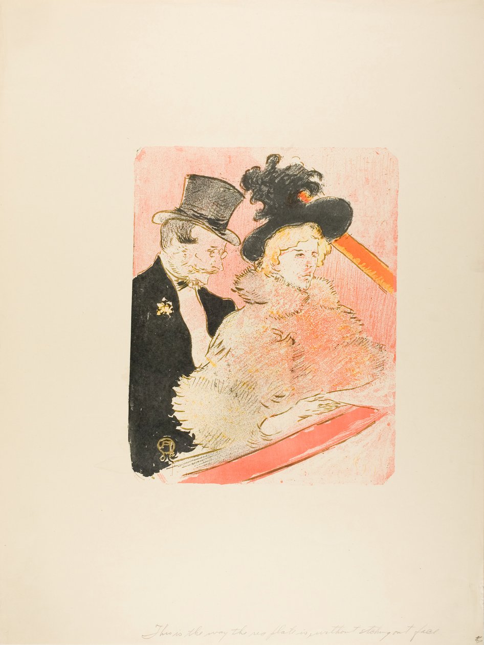 Konsertissa tekijältä Henri de Toulouse-Lautrec