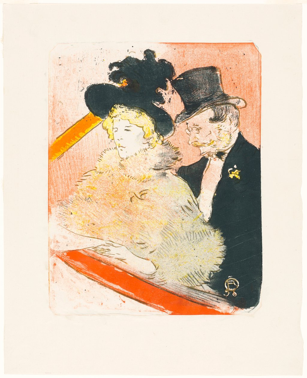 Konsertissa tekijältä Henri de Toulouse-Lautrec