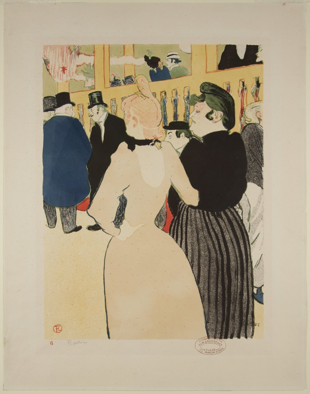 Moulin Rougessa: La Goulue ja hänen sisarensa tekijältä Henri de Toulouse-Lautrec