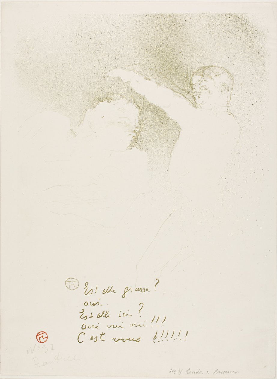 Lajikkeissa: Mademoiselle Lender ja Brasseur tekijältä Henri de Toulouse-Lautrec