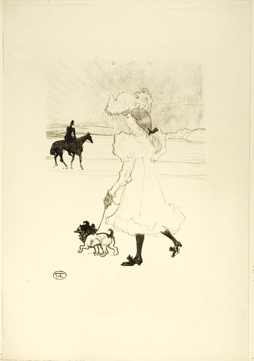 Metsässä tekijältä Henri de Toulouse-Lautrec