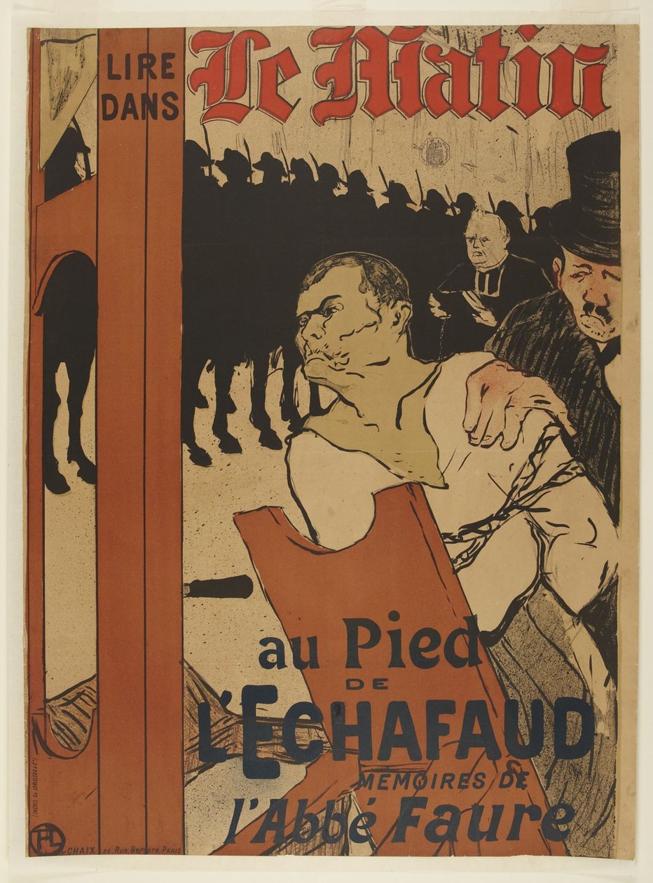 Am Fuße des Schafotts tekijältä Henri de Toulouse-Lautrec