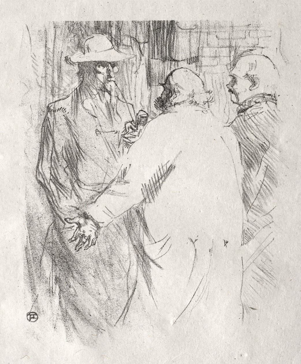 Siinain juurella: Clemenceau Buskiin tekijältä Henri de Toulouse-Lautrec