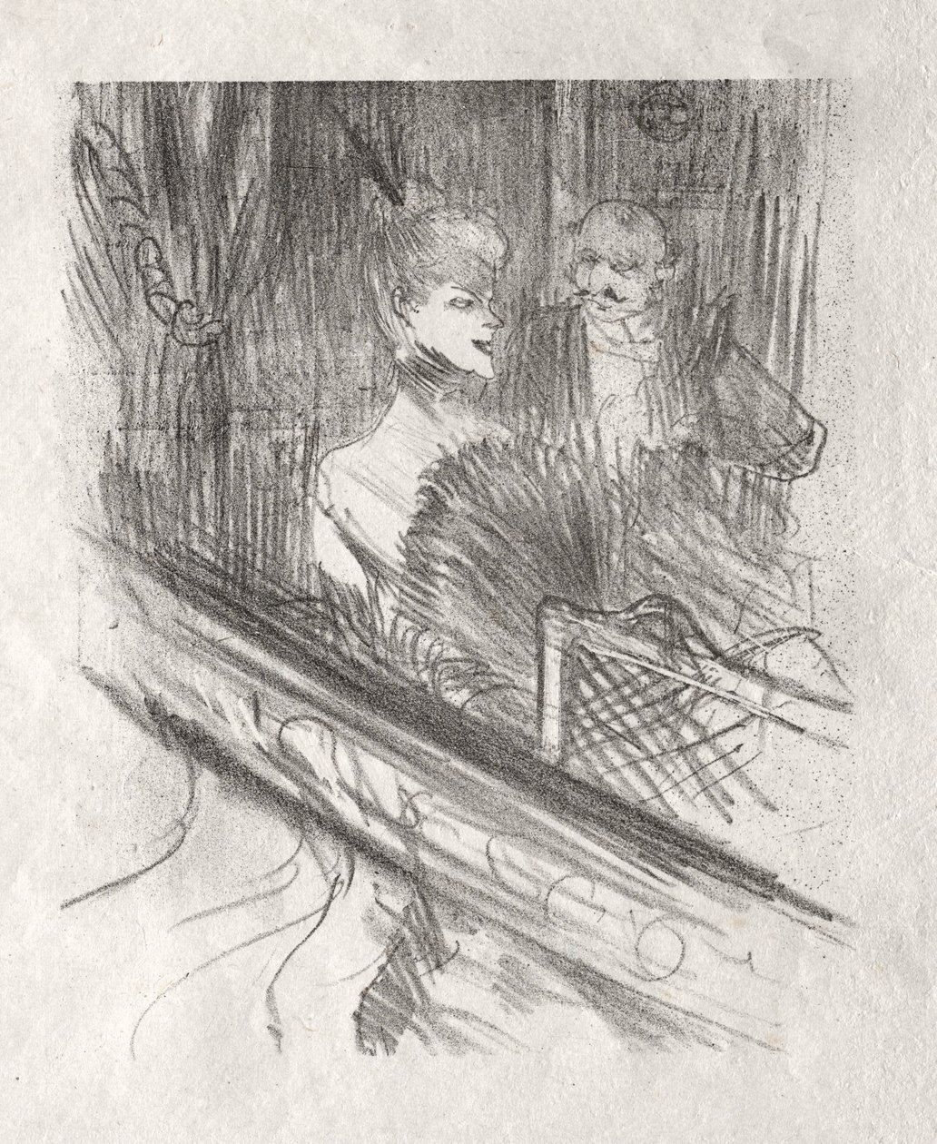Siinain juurella: paroni Moïse tekijältä Henri de Toulouse-Lautrec