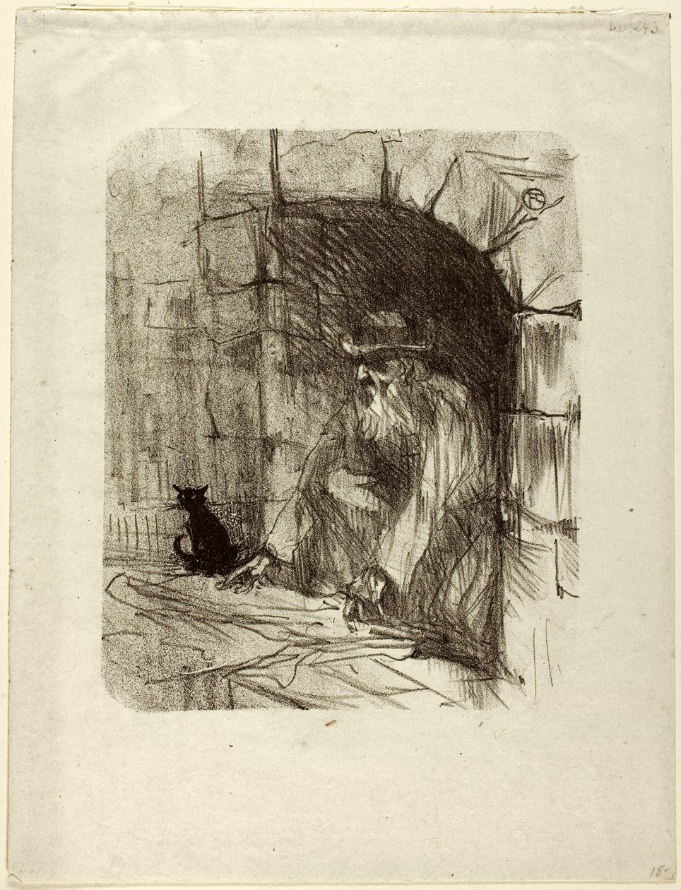 Krakovan liikkeen takahuone, Au Pied du Sinaïsta tekijältä Henri de Toulouse-Lautrec
