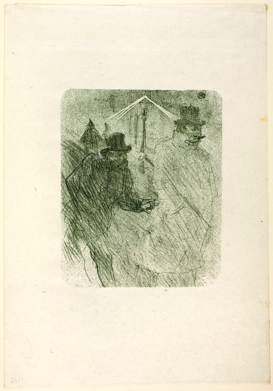 Paroni Moïse Begging, Au Pied du Sinaïsta tekijältä Henri de Toulouse-Lautrec