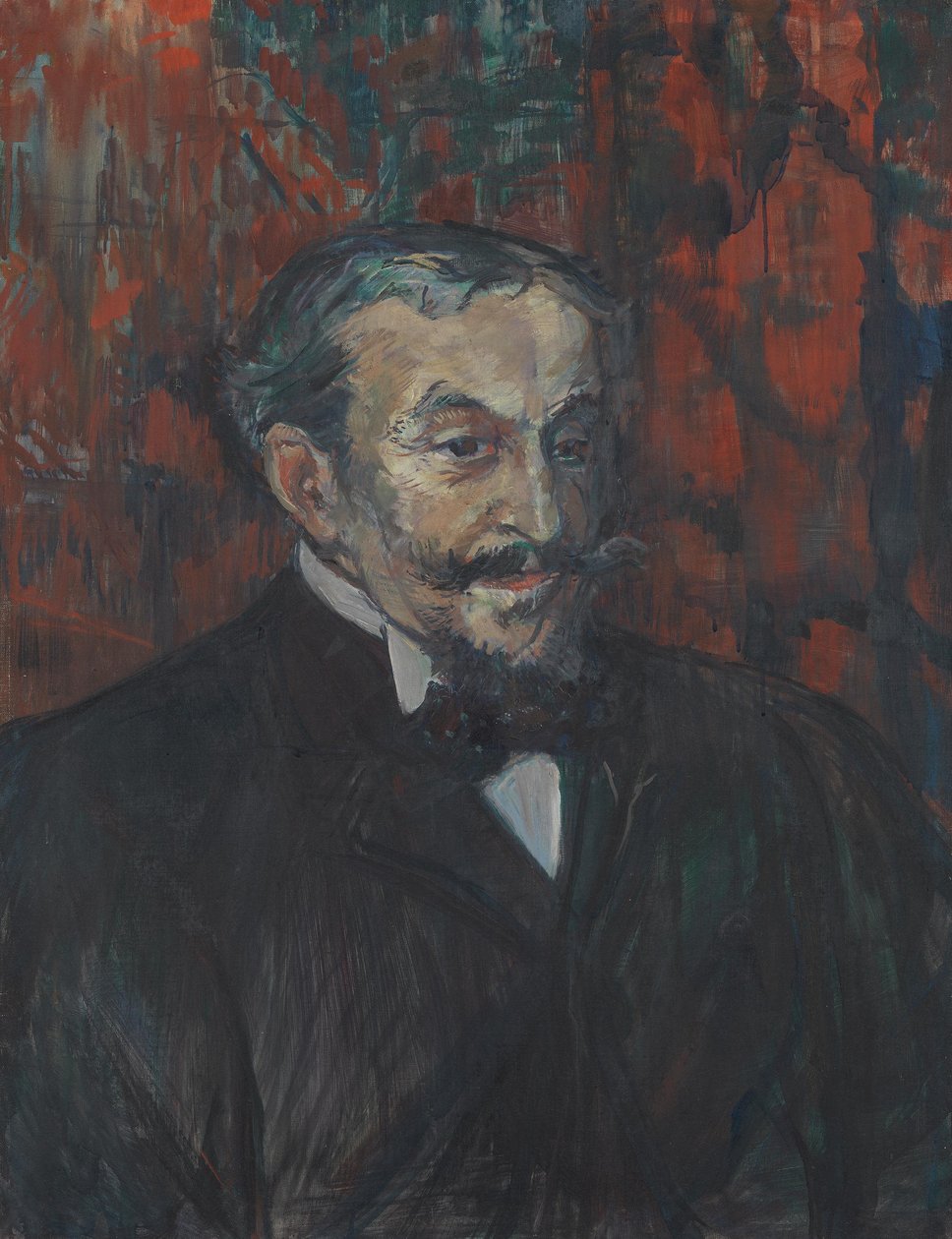 Miehen muotokuva (Georges de Villéchenon) tekijältä Henri de Toulouse-Lautrec