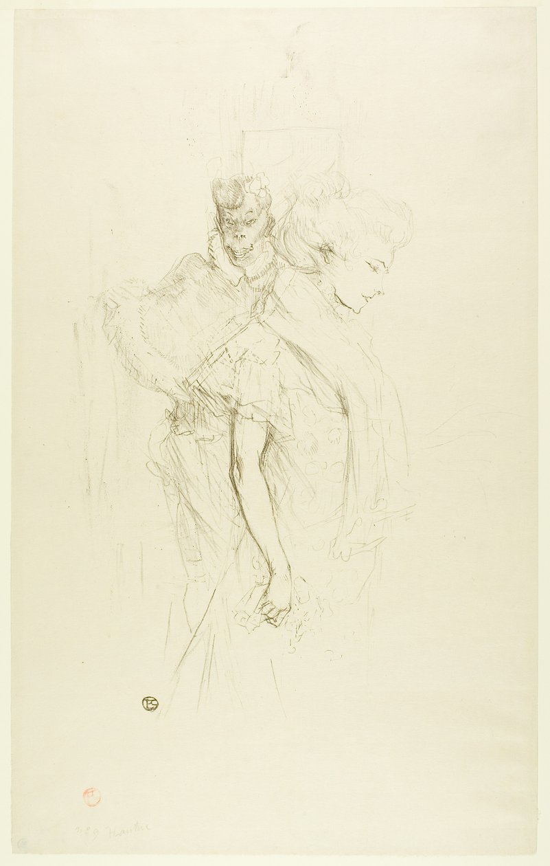 Valkoinen ja musta tekijältä Henri de Toulouse-Lautrec