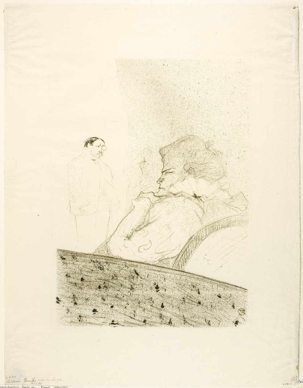 Brandès laatikossaan tekijältä Henri de Toulouse-Lautrec