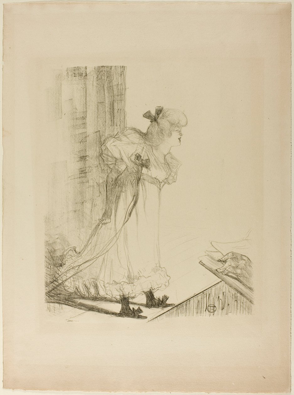 Kabareen laulaja tekijältä Henri de Toulouse-Lautrec