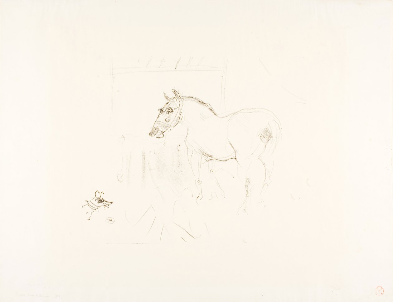 Calmèsen pikku poni tekijältä Henri de Toulouse-Lautrec