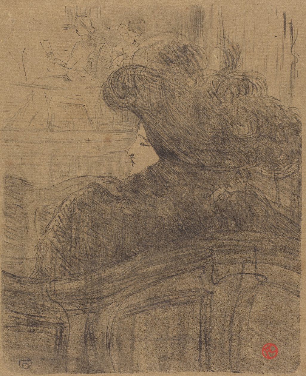 Cleo de Merode tekijältä Henri de Toulouse-Lautrec
