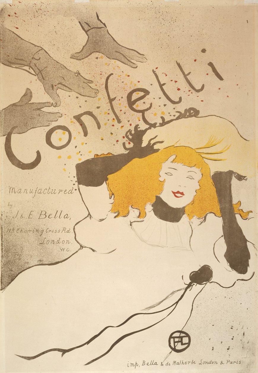 confete finlandês tekijältä Henri de Toulouse Lautrec