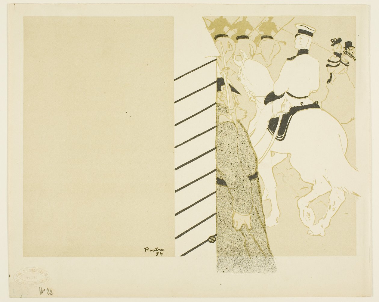Saksan Babylonin kansi tekijältä Henri de Toulouse-Lautrec