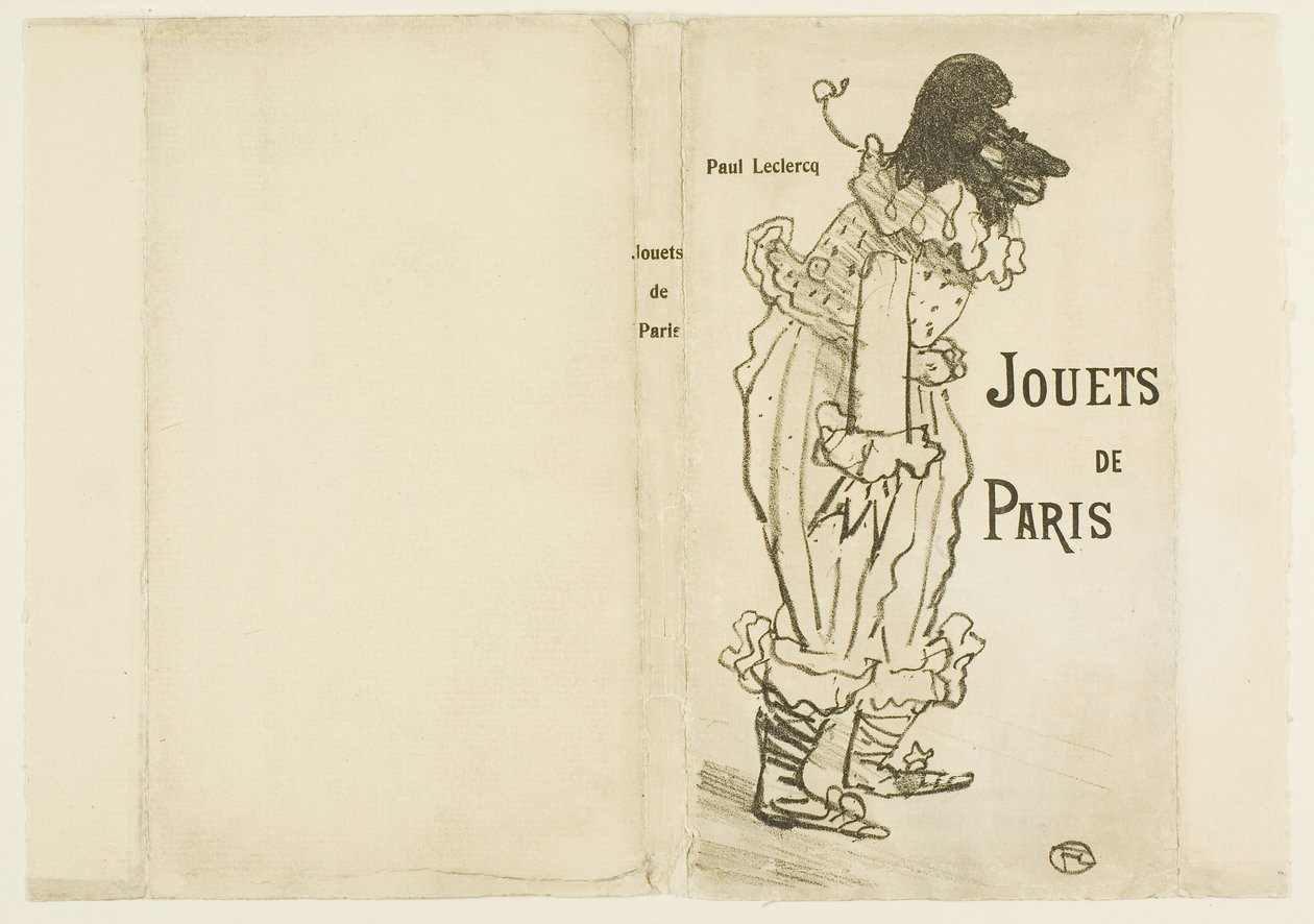 Jouets de Paris -levyn kansi tekijältä Henri de Toulouse-Lautrec