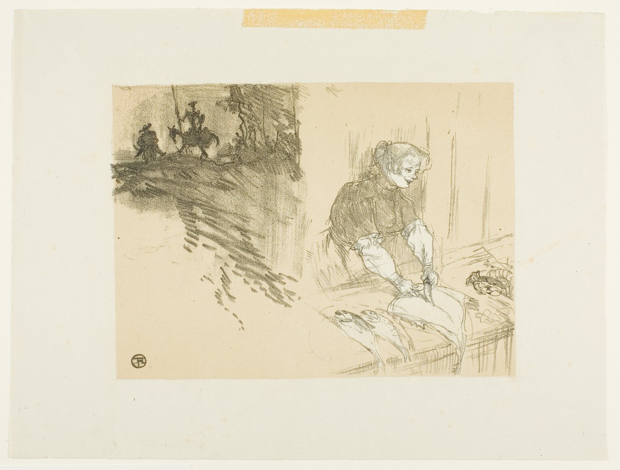 Kansi Les Courtes Joysille tekijältä Henri de Toulouse-Lautrec