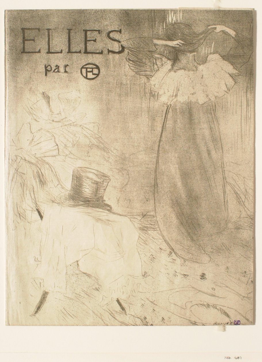 Elles-kansion kansi tekijältä Henri de Toulouse-Lautrec