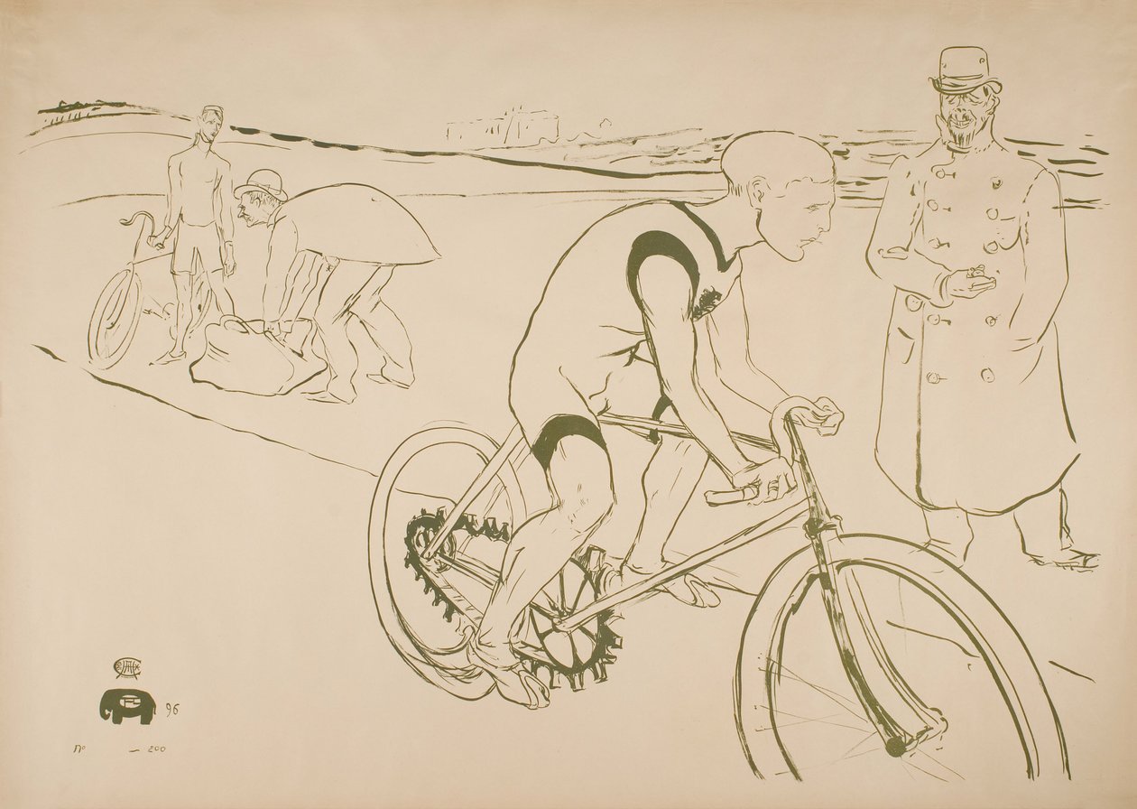 Michael-polkupyörä tekijältä Henri de Toulouse-Lautrec