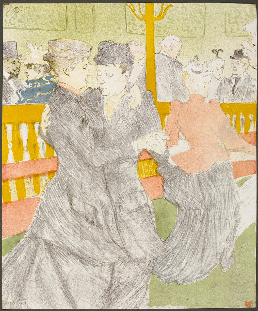 Tanssi Moulin Rougessa tekijältä Henri de Toulouse-Lautrec