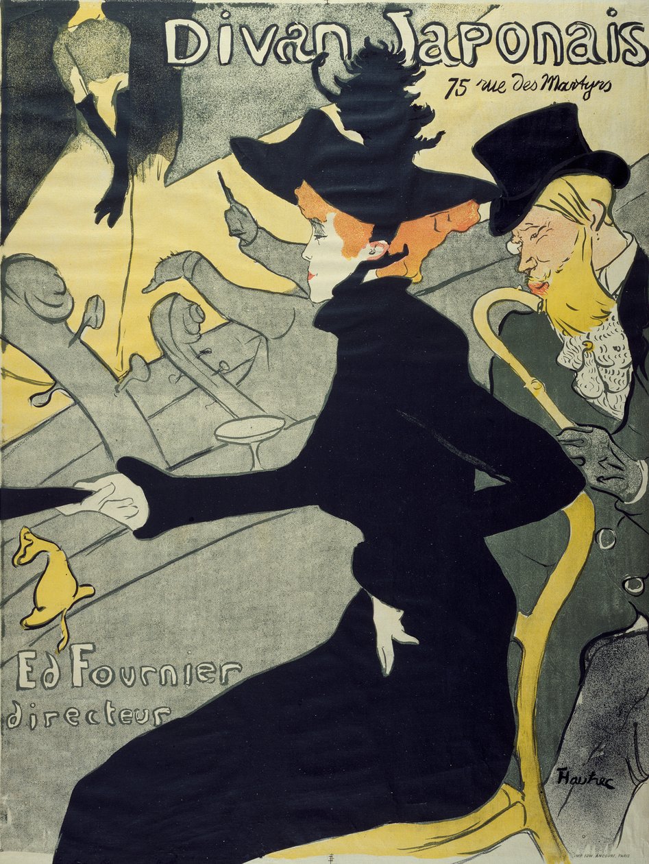 Japanilainen sohva tekijältä Henri de Toulouse-Lautrec