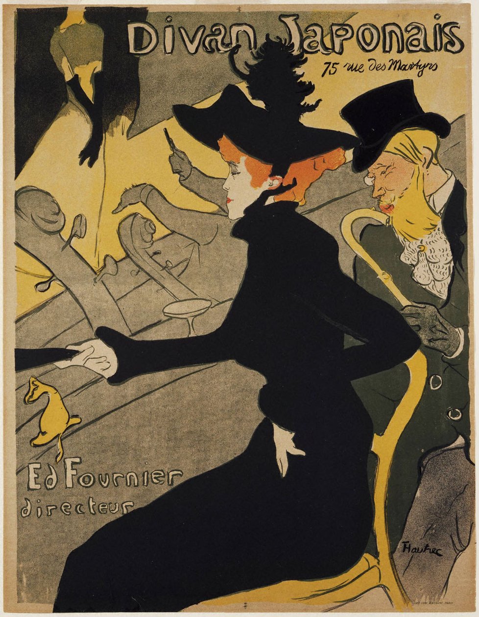 Divan Japonais tekijältä Henri de Toulouse-Lautrec
