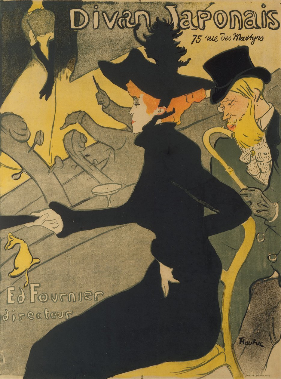 Japanilainen sohva tekijältä Henri de Toulouse Lautrec