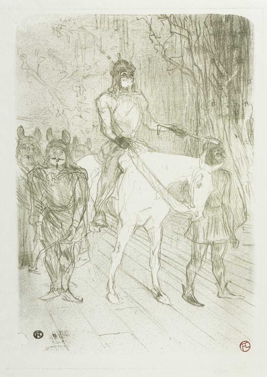 Brasseurin sisäänkäynti Chilpéricissä tekijältä Henri de Toulouse-Lautrec