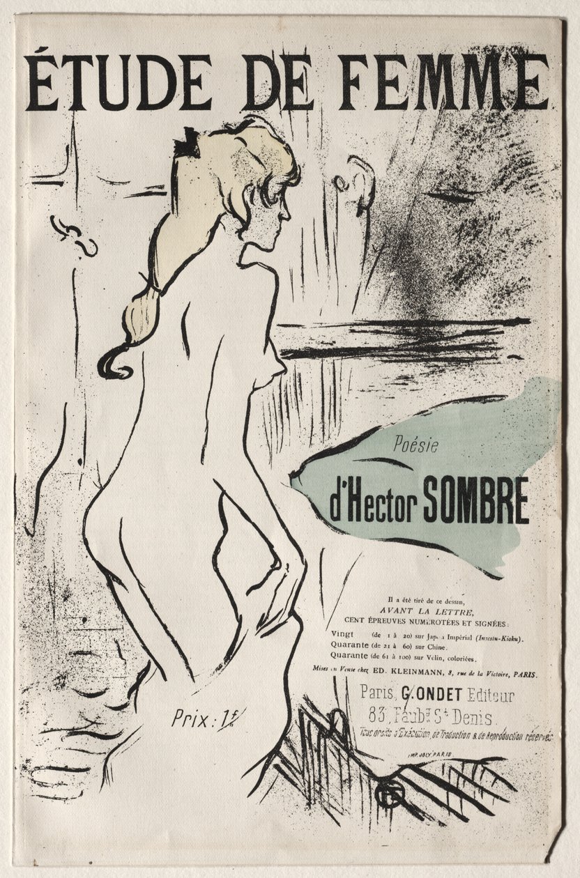 Naisen tutkimus tekijältä Henri de Toulouse-Lautrec