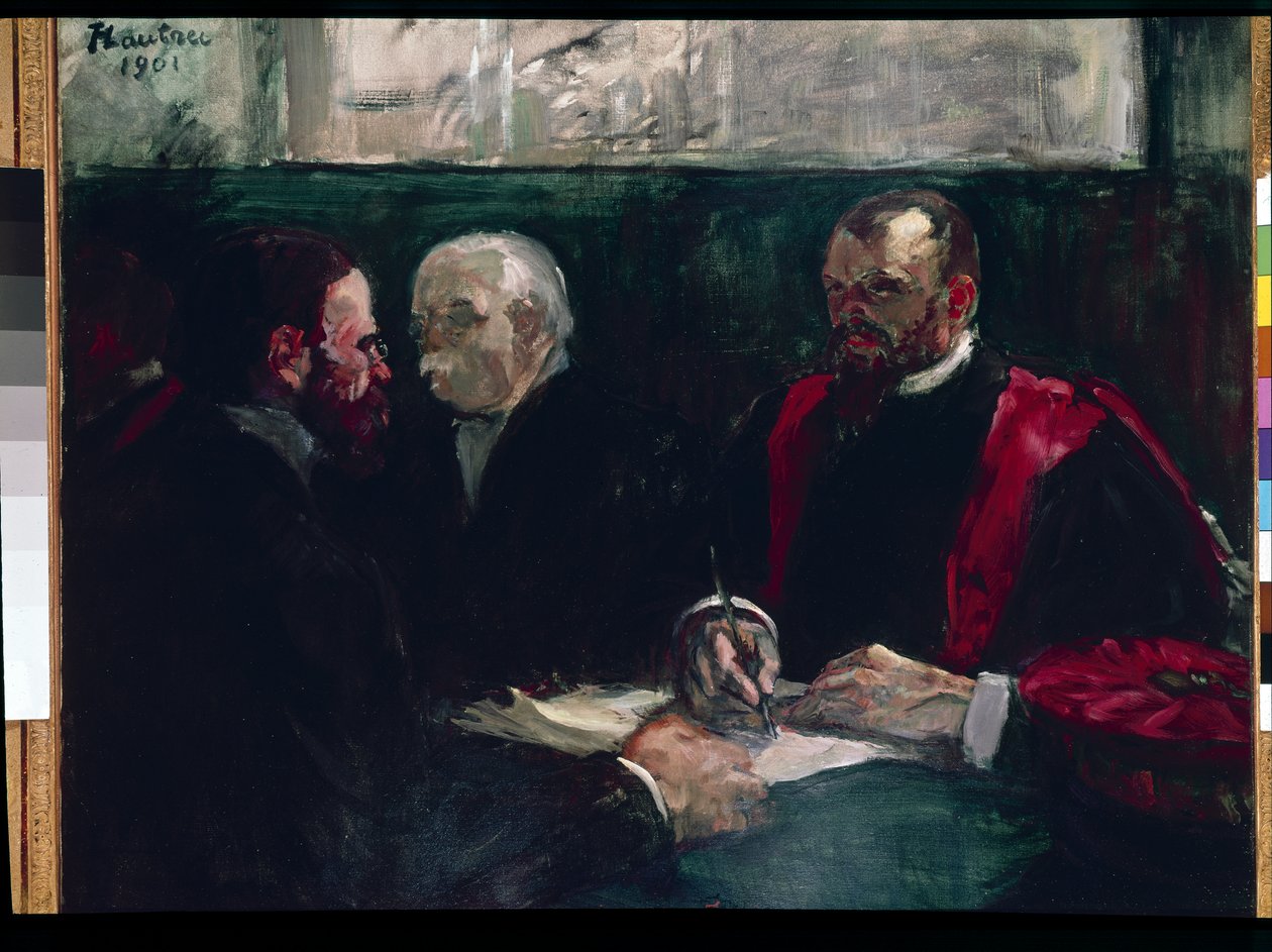 Tutkinto Pariisin lääketieteellisessä tiedekunnassa tekijältä Henri de Toulouse Lautrec