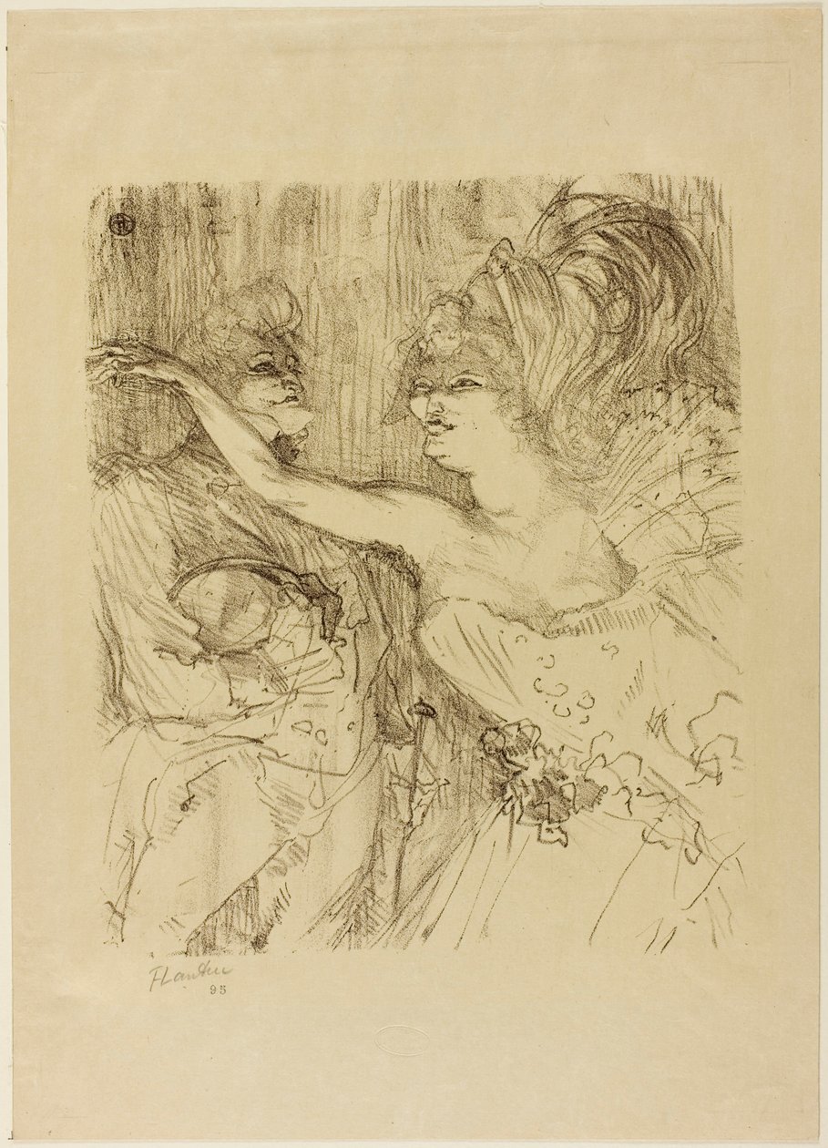 Guy i Mealy, a "Paris qui Marche" finlandès tekijältä Henri de Toulouse-Lautrec