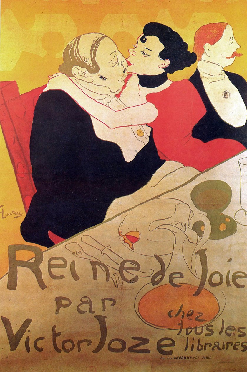 Henri de Toulouse-Lautrec 1864 - 1901, ranskalainen taidemaalari, ilon kuningatar 1892 tekijältä Henri de Toulouse Lautrec