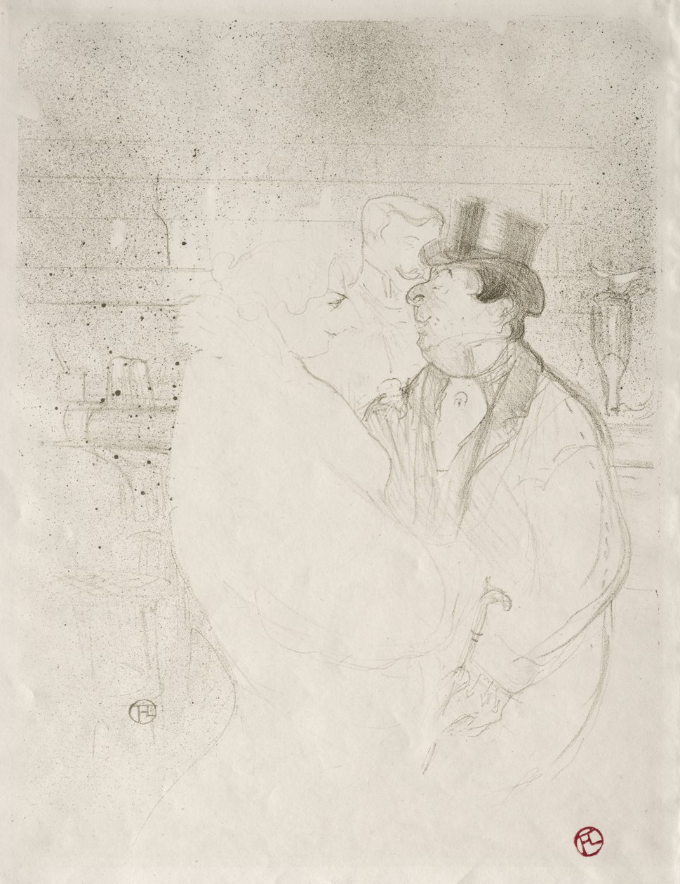 Ida Heath asianajajana tekijältä Henri de Toulouse-Lautrec