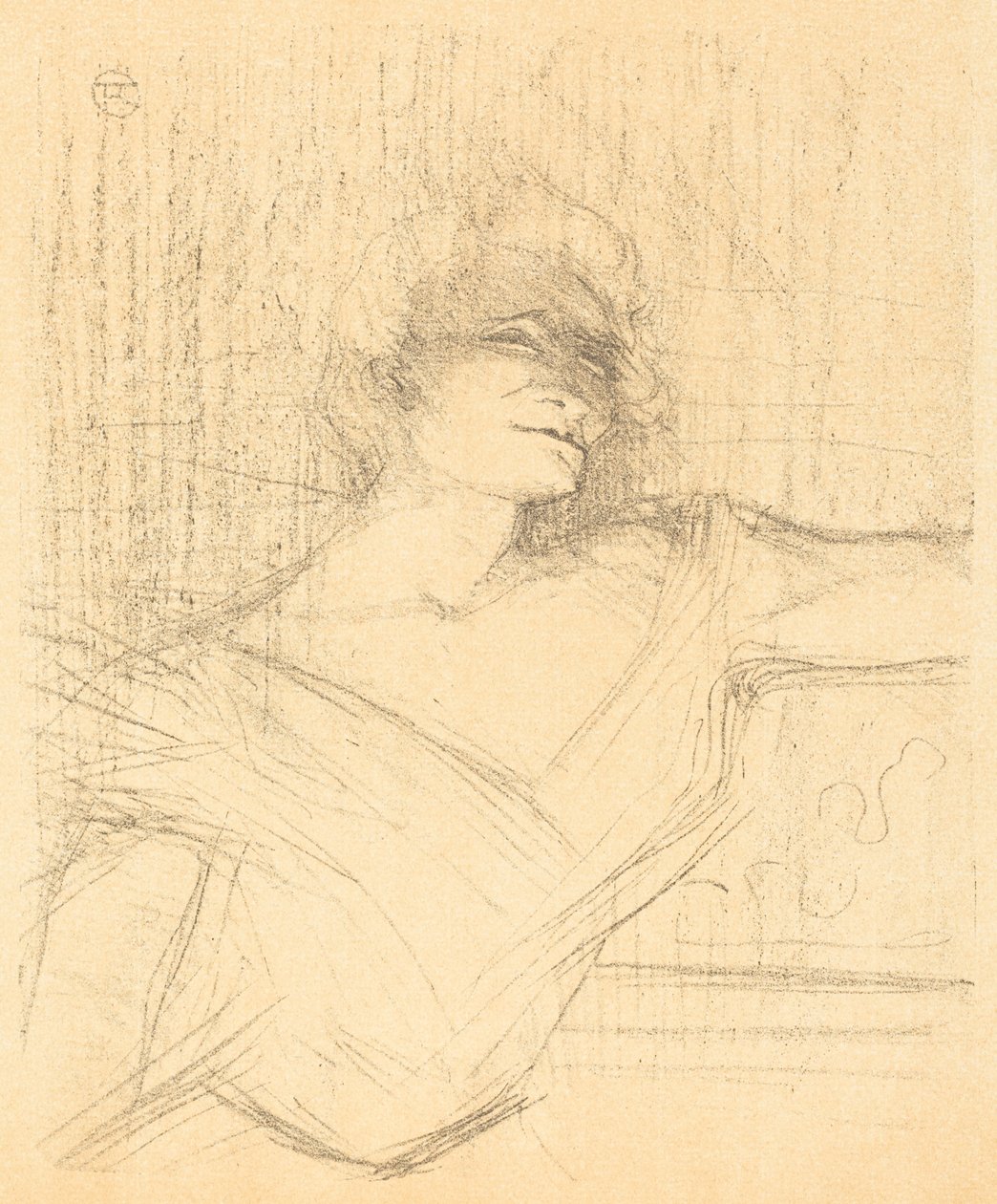 In "La glu" (In "La glu") tekijältä Henri de Toulouse-Lautrec