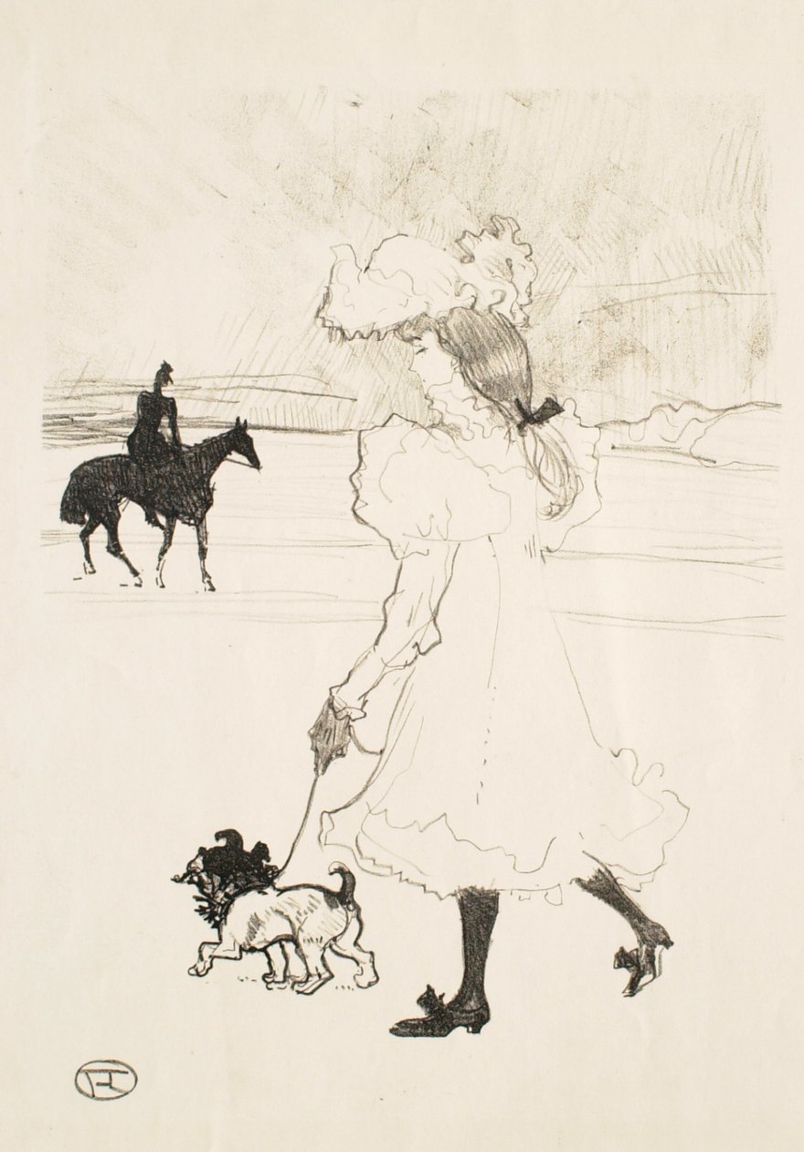 Bois de Boulognessa tekijältä Henri de Toulouse-Lautrec