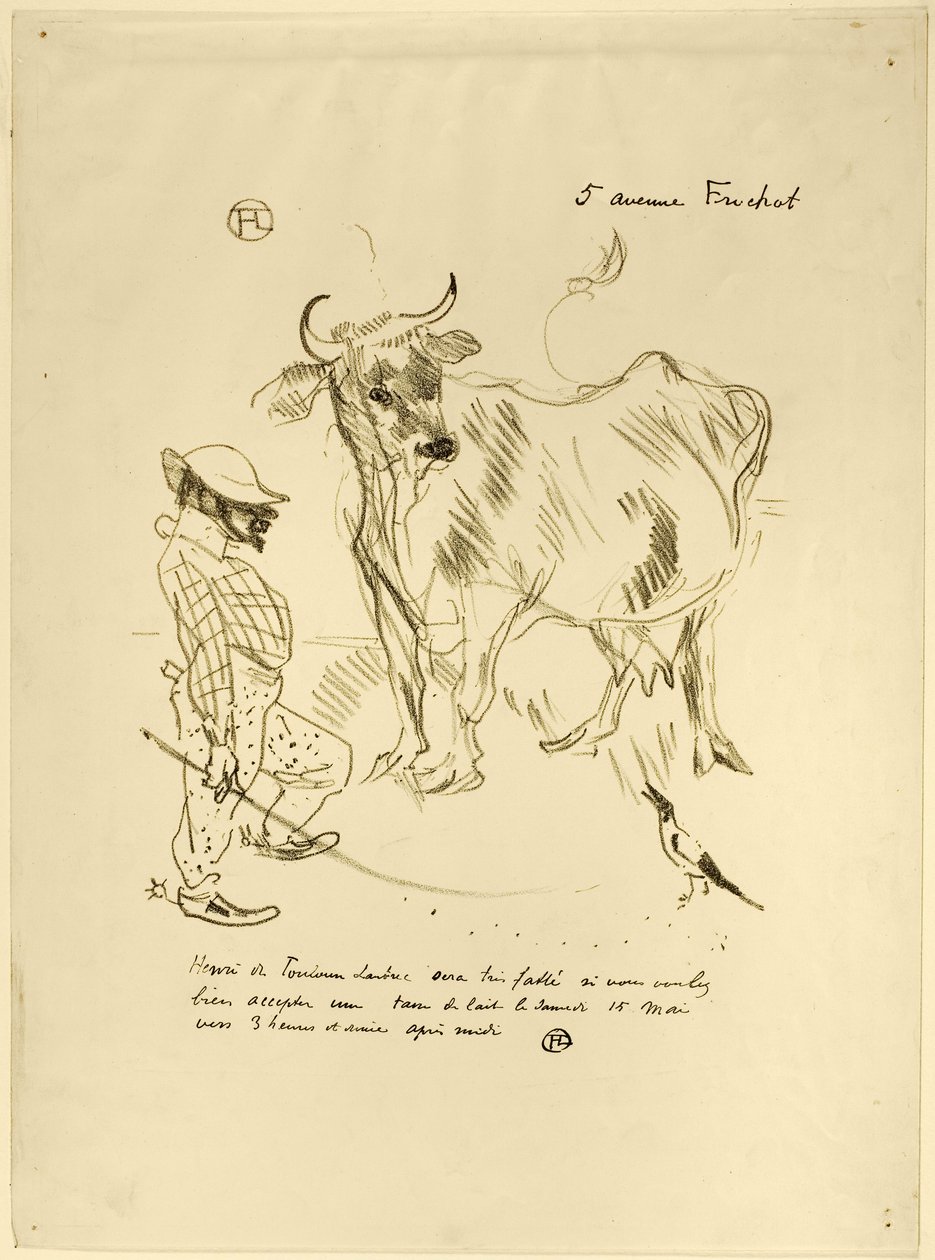 Kutsu lasilliseen maitoa tekijältä Henri de Toulouse-Lautrec