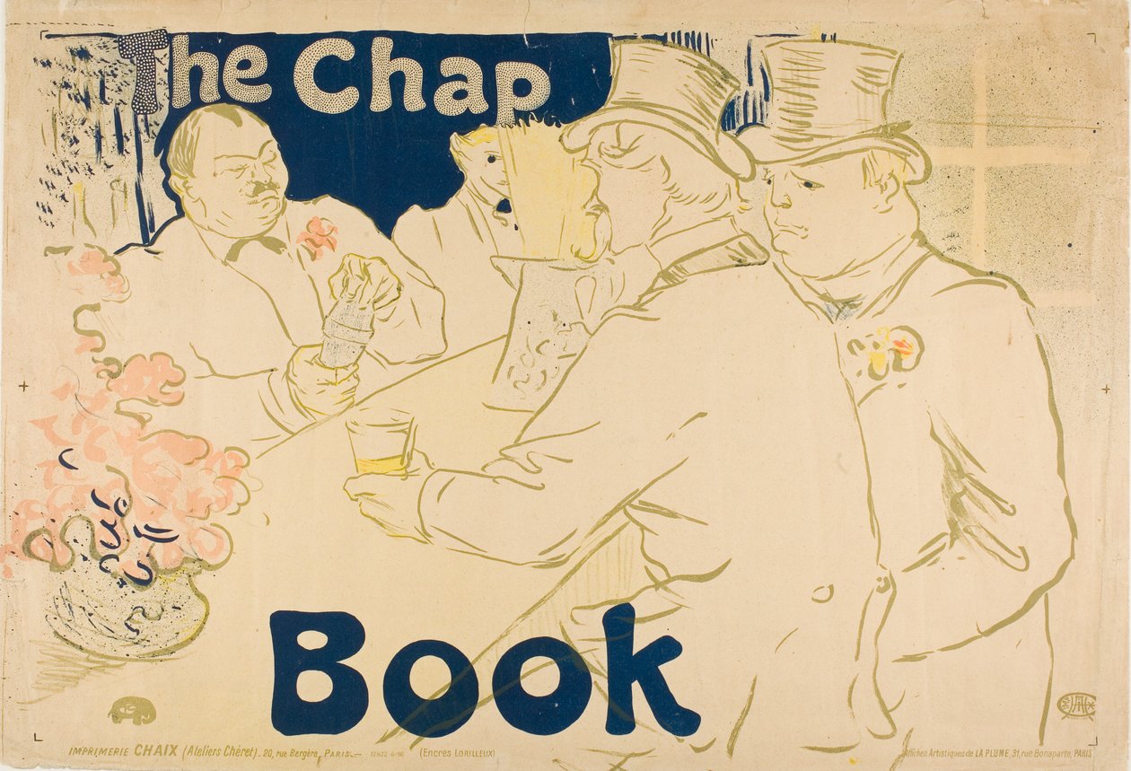Irlantilainen ja amerikkalainen baari, Rue Royale – The Chap Book tekijältä Henri de Toulouse-Lautrec