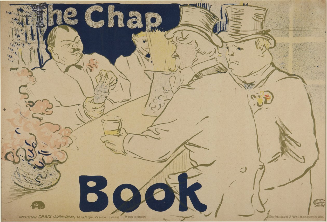 Irish and American Bar, Rue Royale – ”The Chapbook” tekijältä Henri de Toulouse-Lautrec