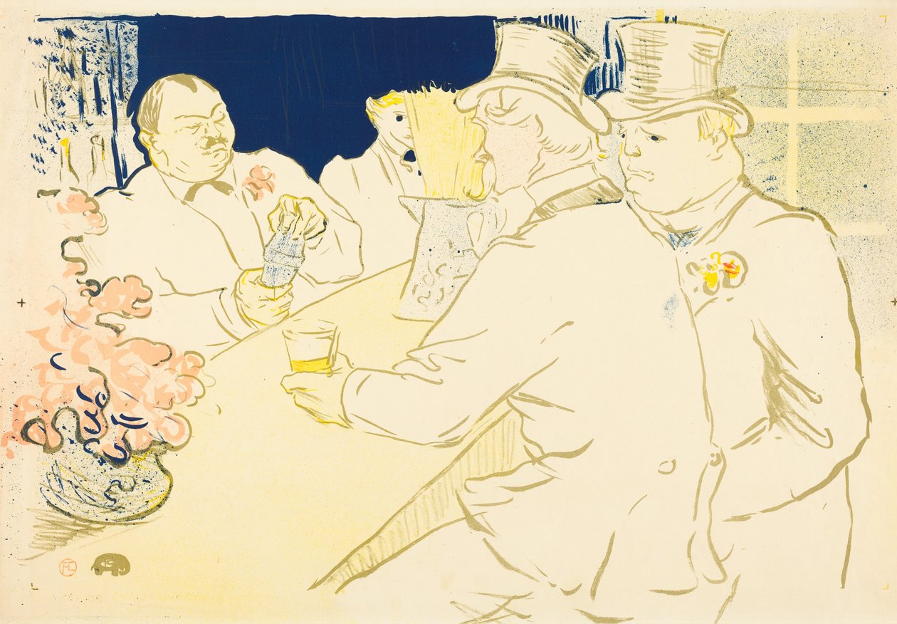 Irish and American Bar, rue Royale tekijältä Henri de Toulouse-Lautrec