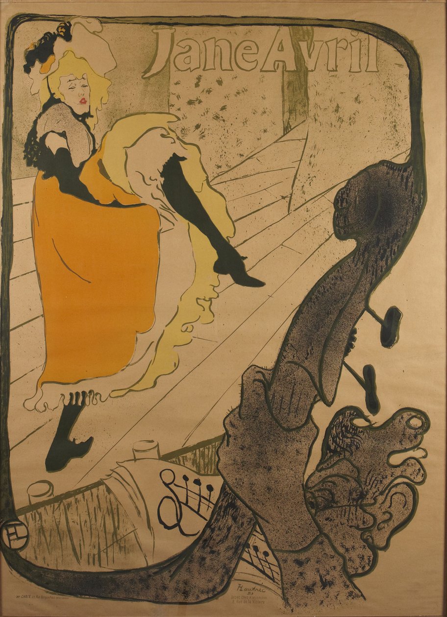 Jane Avril tekijältä Henri de Toulouse-Lautrec