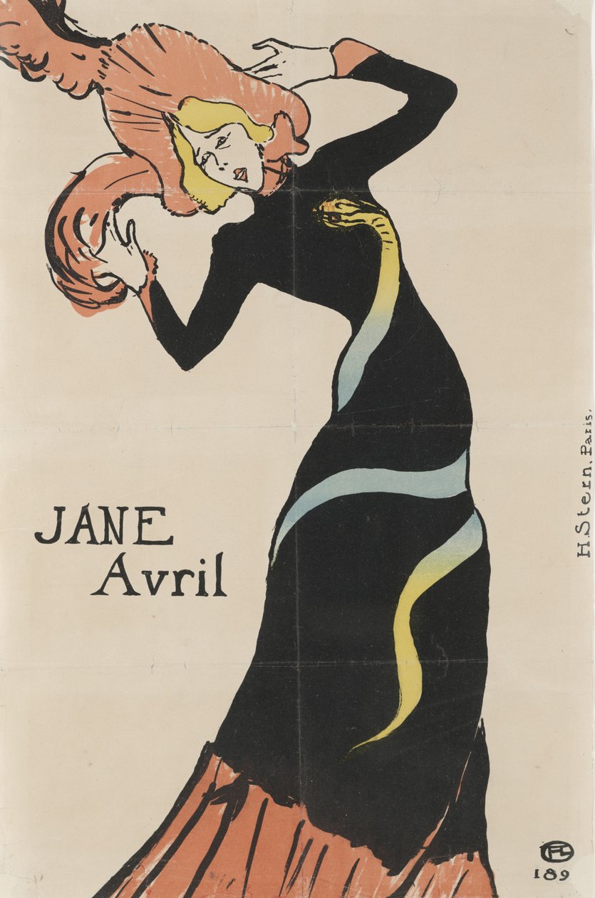 Jane Avril tekijältä Henri de Toulouse Lautrec