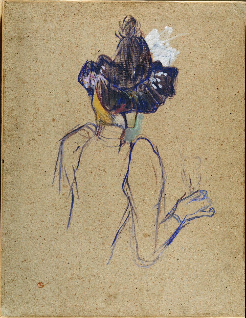 Jane Avril, takanäkymä tekijältä Henri de Toulouse-Lautrec