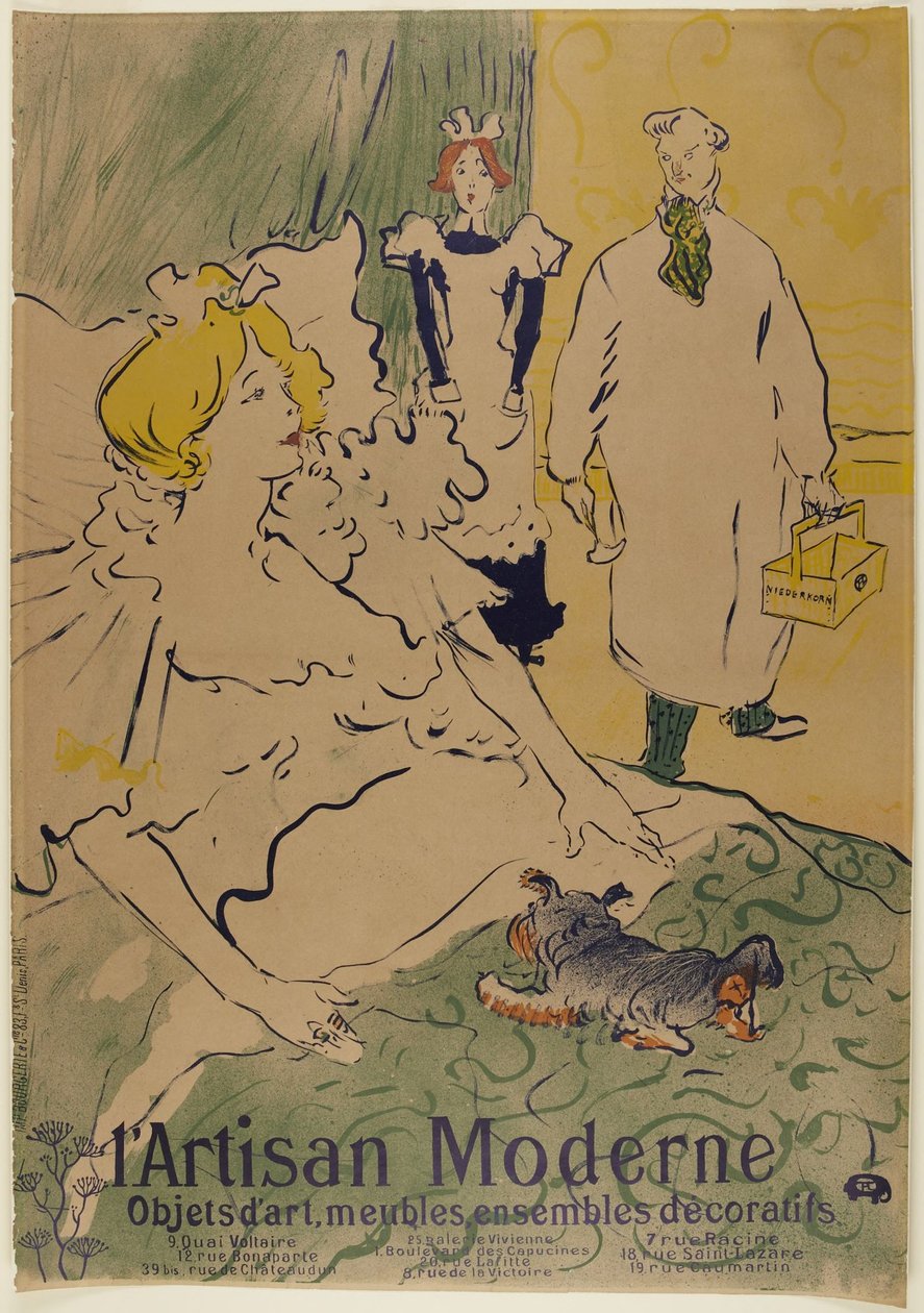 Moderni käsityöläinen tekijältä Henri de Toulouse-Lautrec