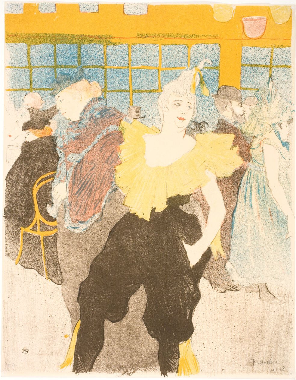 Klovness Moulin Rougessa tekijältä Henri de Toulouse-Lautrec