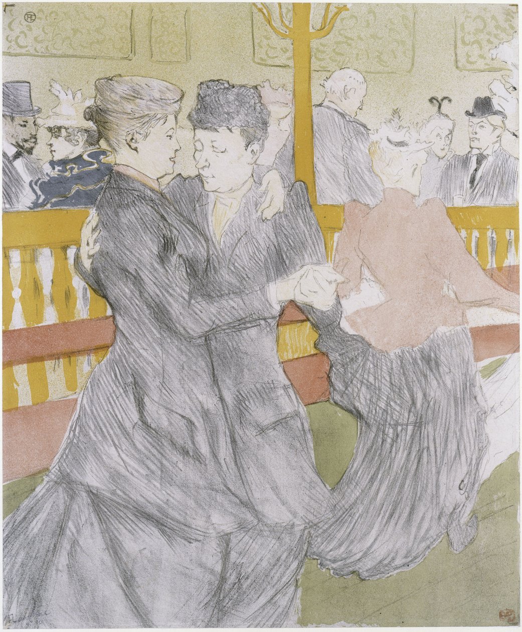 Tanssi Moulin Rougessa tekijältä Henri de Toulouse-Lautrec