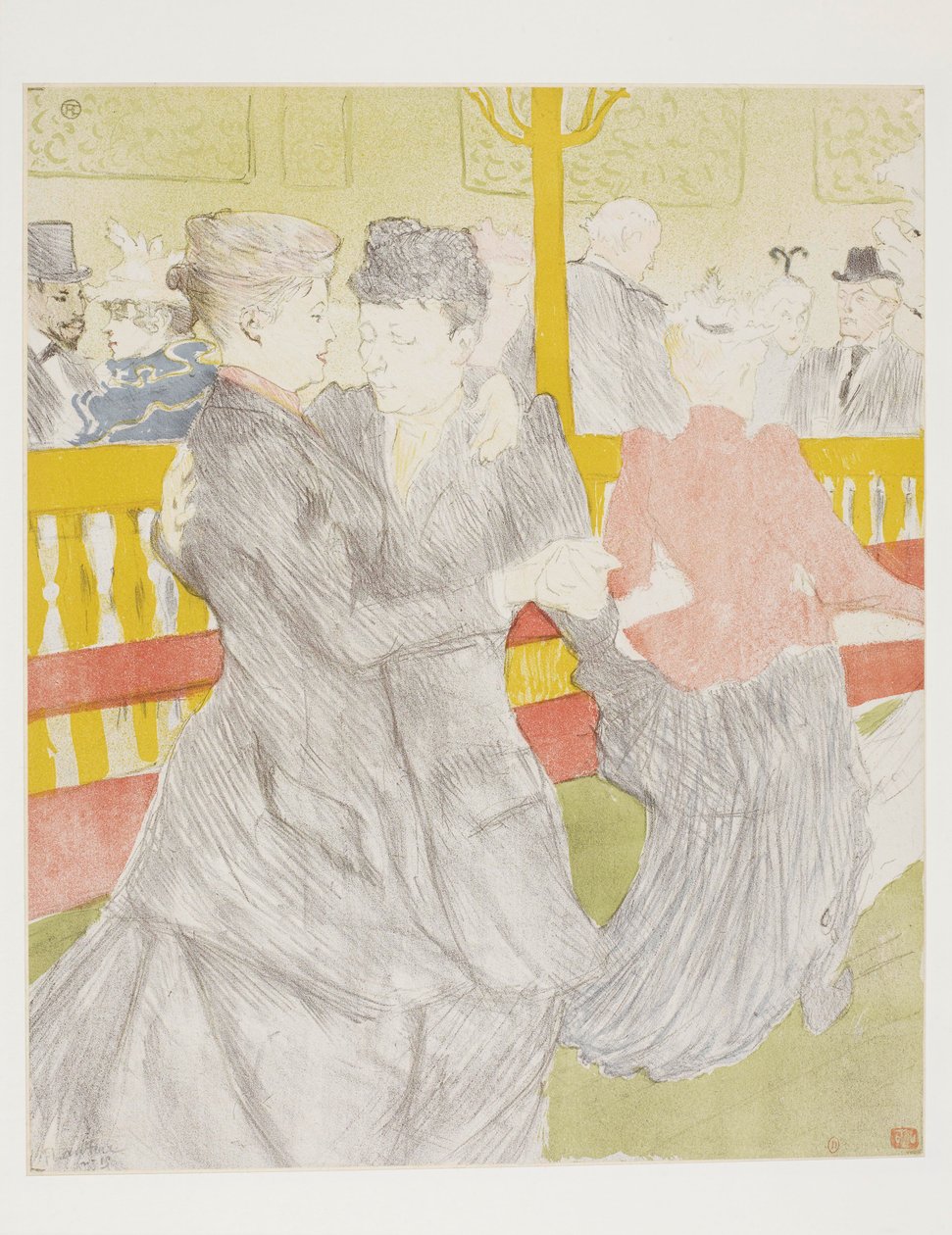 Tanssi Moulin Rougessa tekijältä Henri de Toulouse-Lautrec