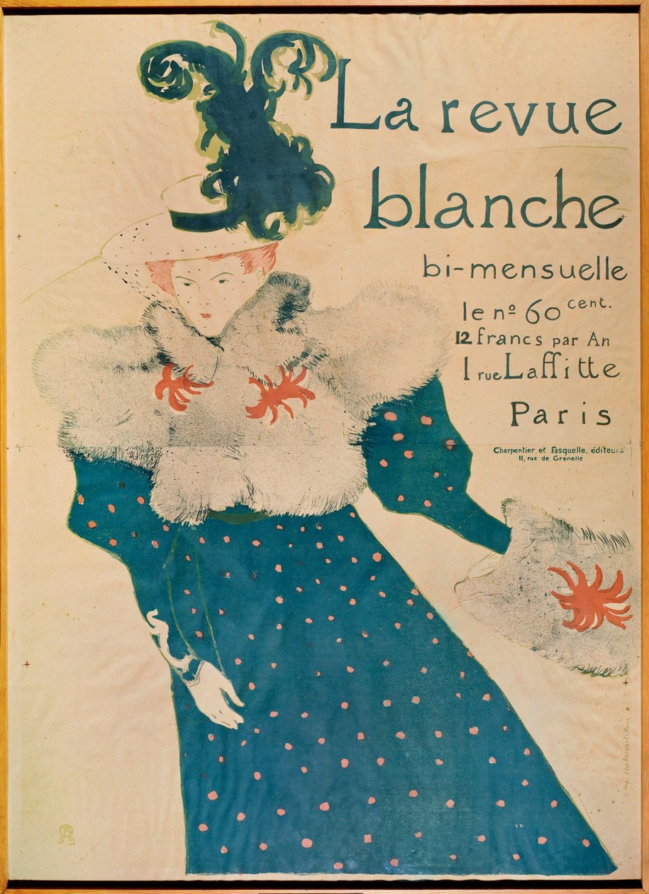 La Revue Blanche tekijältä Henri de Toulouse-Lautrec