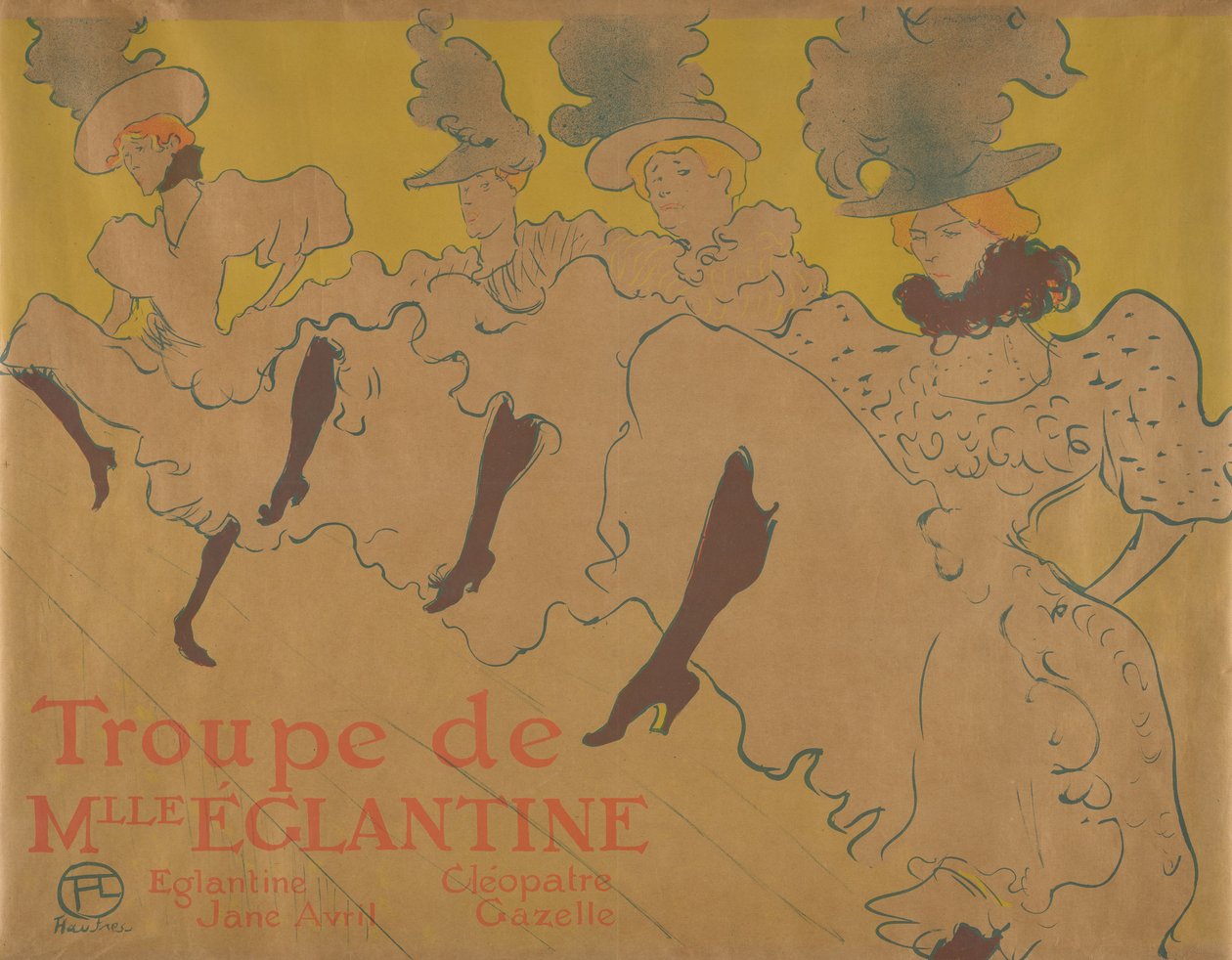 Die Truppe von Mademoiselle Églantine tekijältä Henri de Toulouse-Lautrec