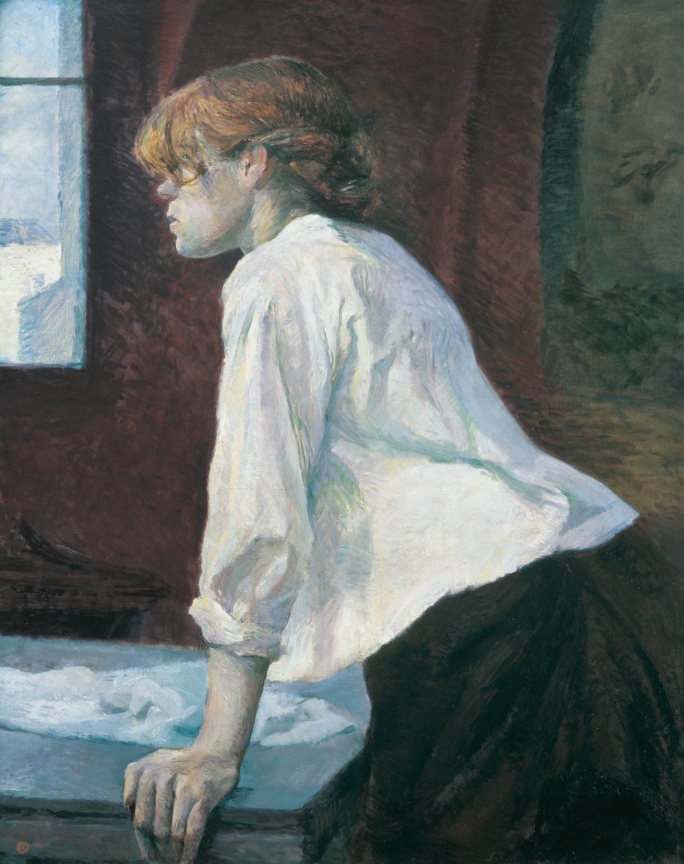 Pyykkäri tekijältä Henri de Toulouse Lautrec