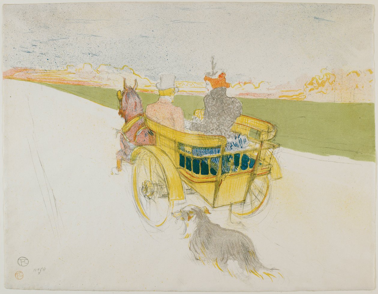 Maaseuturetki tekijältä Henri de Toulouse-Lautrec