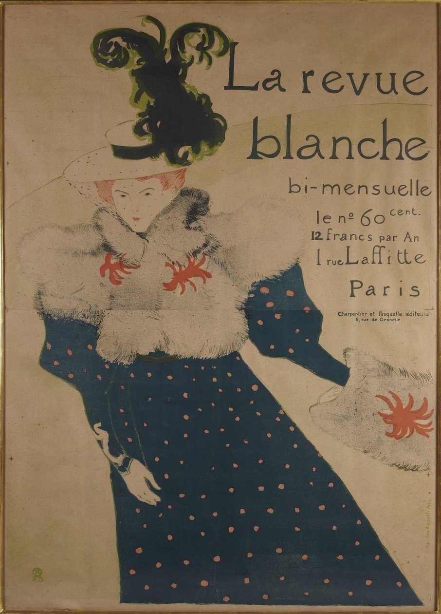 La revue blanche tekijältä Henri de Toulouse-Lautrec